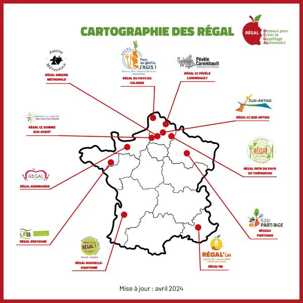 artographie des Réseaux pour Éviter le Gaspillage ALimentaire (RÉGAL)