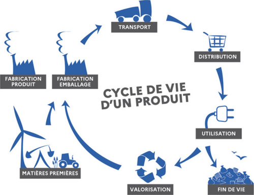 Schéma cycle de vie du produit